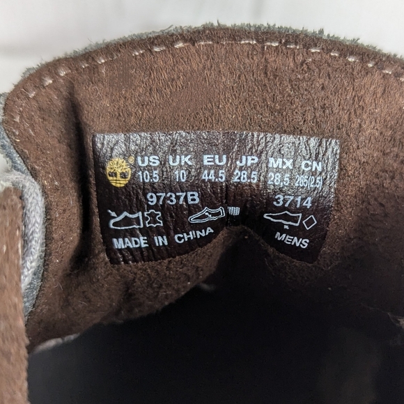 Timberland Rivenia Suede Shoes Men's Size 10.5 Gray Genuine Leather and … - Picture 14 of 15